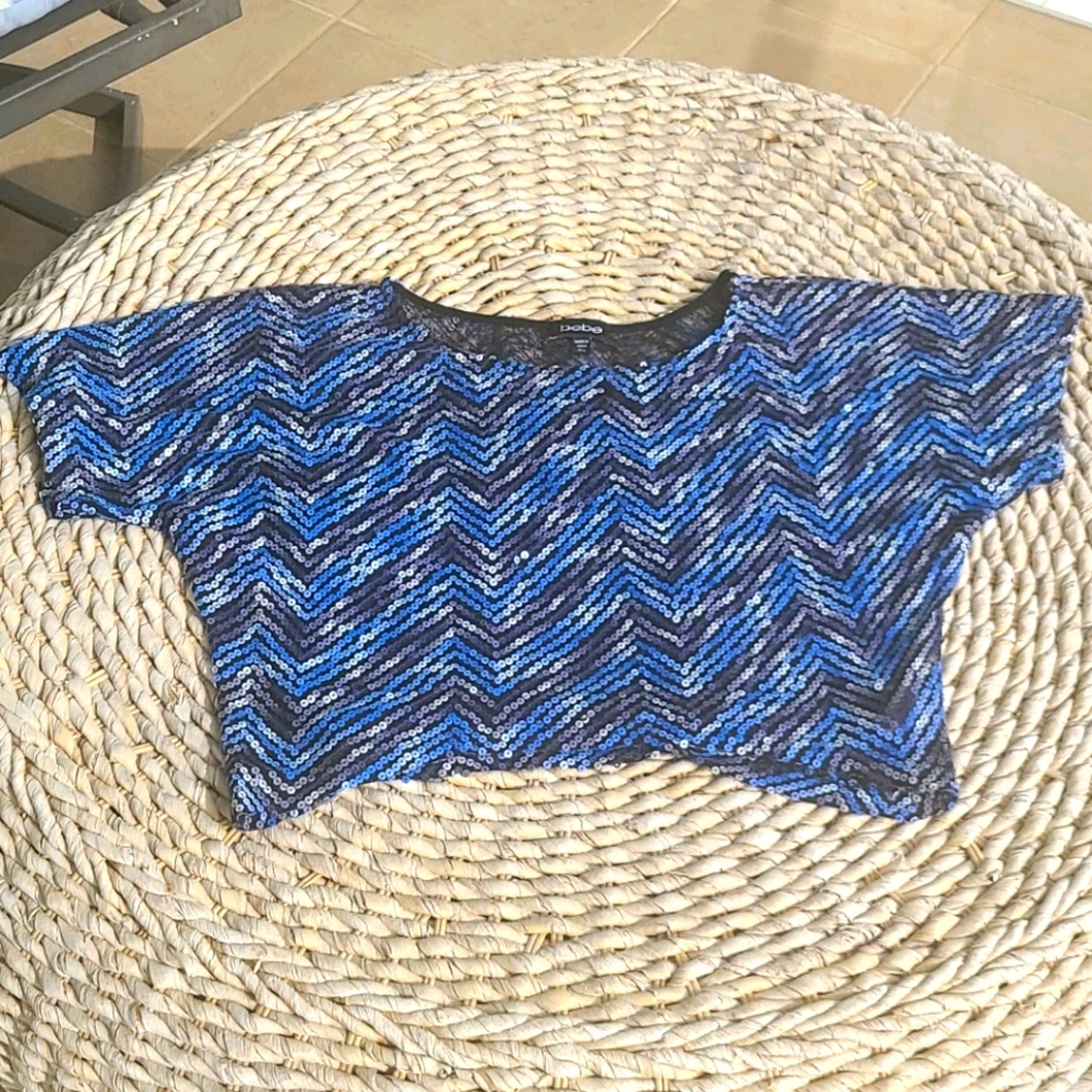 Sequin Bebe Top - image 1